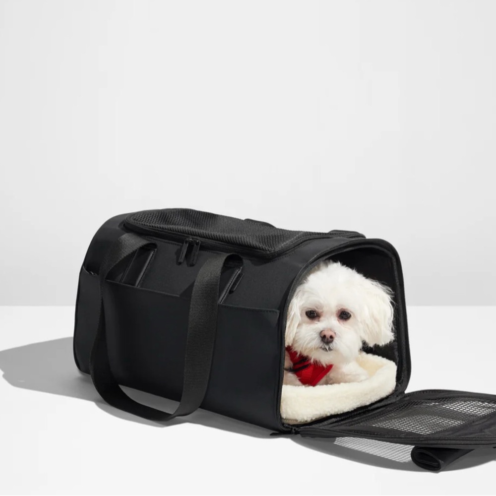Away Stylish Black Dog Carrier